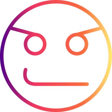 emoji simgesi, web kullanımı için basit tasarım vektör çizimi