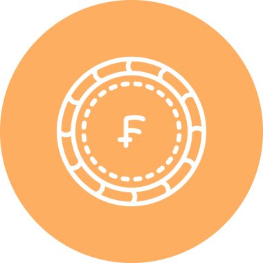 Franc madeni para simgesi, ulusal para birimi