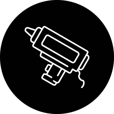 Caulking Gun Simgesi, Basit İllüstrasyon