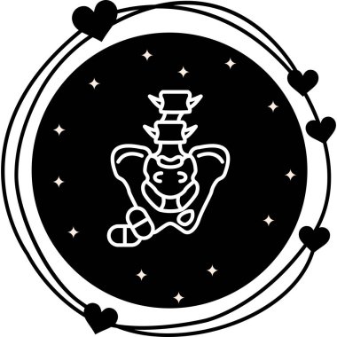 Acı Yönetimi web simgesi vektör illüstrasyonu