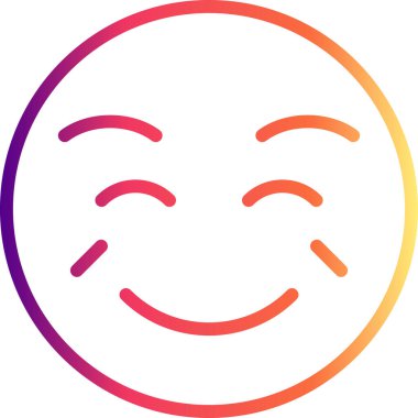 Joy simgesi basit düz çizim