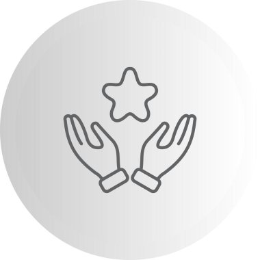 Basit geribildirim simgesi vektör çizimi