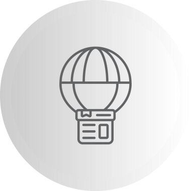 gönderme web simgesi vektör illüstrasyonu