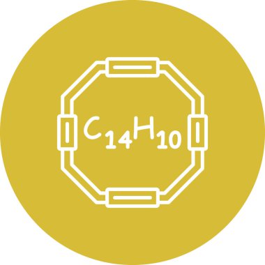 Fenanthren molekülünün kimyasal yapısı, web simgesi