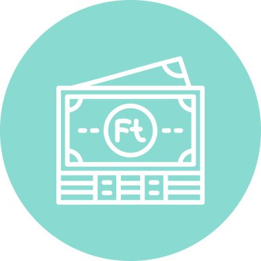 Macaristan Notları Ayrı Modern Dijital Tasarım Elemanı