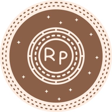 Endonezya Madeni Para Temiz Profesyonel Düz Tasarım Özelliği