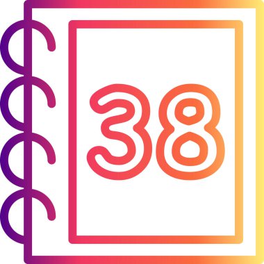 38 Web simgesi vektör illüstrasyonu