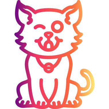 Lezzetli Kedi Yaratıcı Dinamik Web Tasarımı Nesnesi