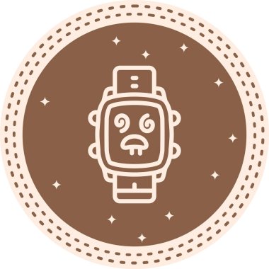 Dazed Dial Stil Düz Kullanıcı Arayüzü Özelliğini İzle