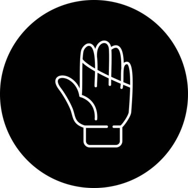 Siyanoz ağ simgesi vektör illüstrasyonu