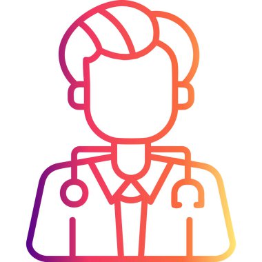 Doktor Profesyonel Temiz Düz Grafik Özelliği