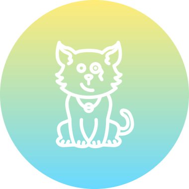 Tek Tekli Kedi Özel Yenilikçi Marka Tasarımı Düzeni