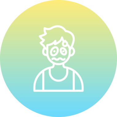 boy avatar icon, vector illustration simple design