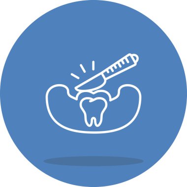 Maksimum yüz cerrahisi Sofistike Özel Vektör Sanatı Objesi