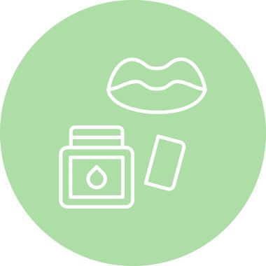 Dudak Temizleme Simgesi, Basit Resimler