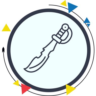 Kılıç Sofistike Temiz Ürün Grafik ŞekliName