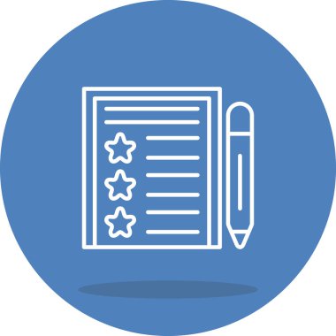 Basit geribildirim simgesi vektör çizimi