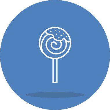 Lolipop Web simgesi vektör illüstrasyonu