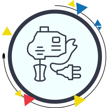 Mixer Modern Balanced Branding Vector Symbol