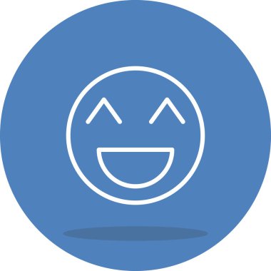 Çizgi film karalama simgesi web işareti, beyaz arkaplanda izole edilmiş emoji simgesi