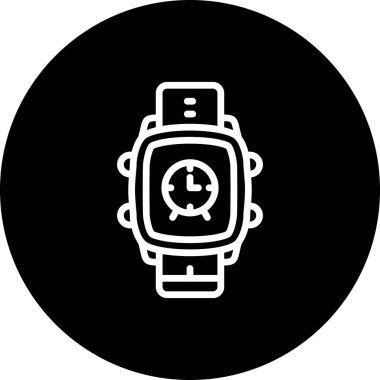 Akıllı Saat Dinamik Yaratıcı Dijital Grafik Şekli