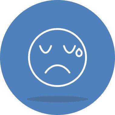 emoji simgesi, web kullanımı için basit tasarım vektör çizimi