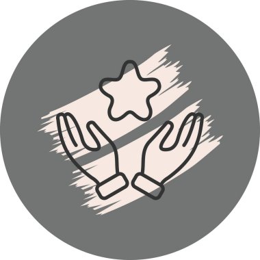 Basit geribildirim simgesi vektör çizimi