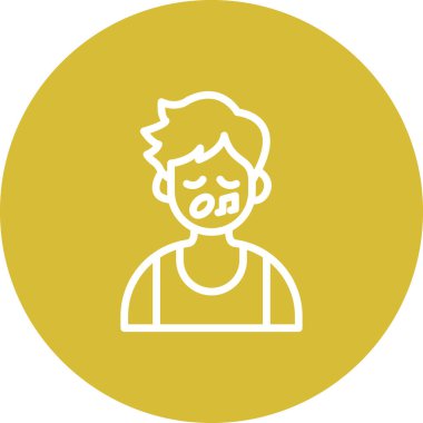 boy avatar icon, vector illustration simple design