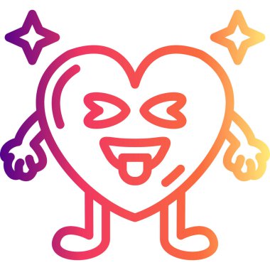 Kalp Dili Modern Düz Tasarım Özelliği