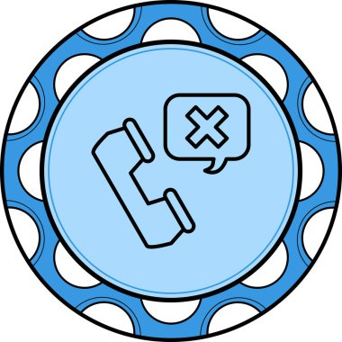 telefon arama simgesi, vektör illüstrasyonu basit tasarım