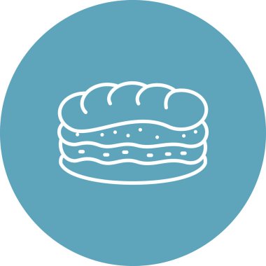 Sandviç Gelişmiş İşlevsel Web Arayüzü Sembolü