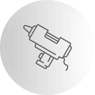 Sıcak Tutkal Silah Premium Modern Dijital Sanat Özelliği