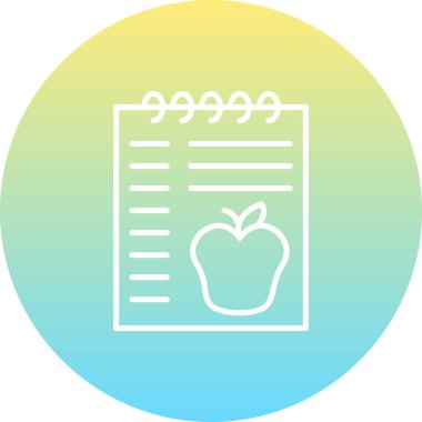 Beslenme Planı Özel Vektör Tasarım Varlığı