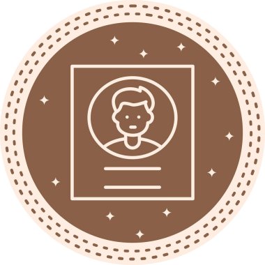 Profil Belgesi Yenilikçi Minimum Ürün Tasarımı Düzeni