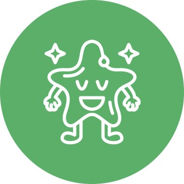 Rahatlamış Yıldız Dinamik Yenilikçi Kullanıcı Deneyimi Elemanı