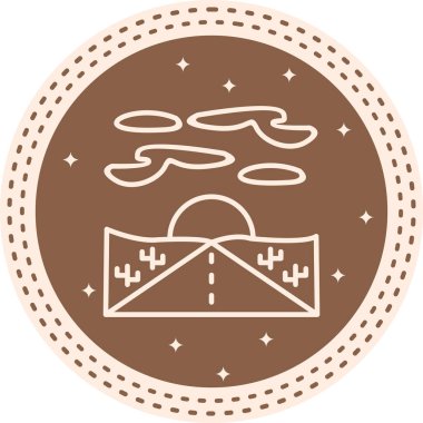 Yol Tarzı Modern Dijital Sanat Nesnesi