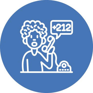 Fas ülke telefon kodu, erkek ikonu arıyor.