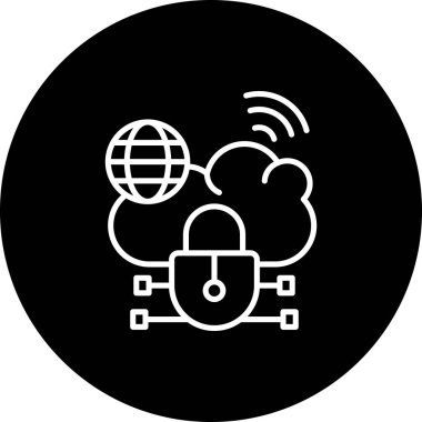 Bulut Sanal Ağı Tarzı İşlevsel Web Arayüzü Elemanı