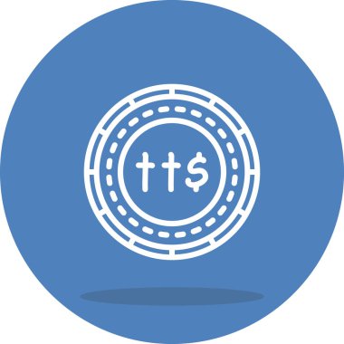 Trinidad ve Tobago Bozuk Para Biçimli Özel Vektör Tasarım Varlığı