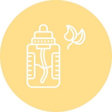 Hyaluronik asit serumu. yüz derisi simgesi