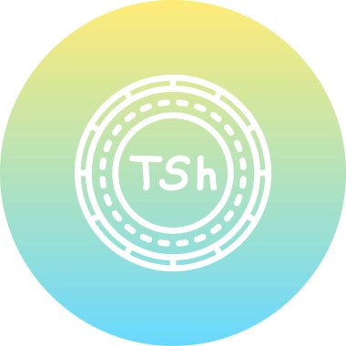 Tanzanya Madeni Para Yüksek Çözünürlüklü Minimum Vektör Tasarımı