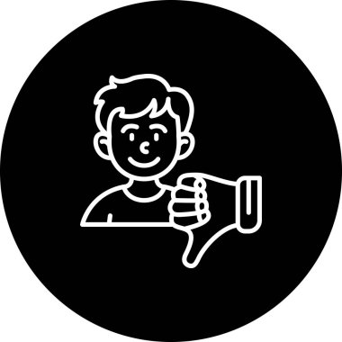 Basit geribildirim simgesi vektör çizimi