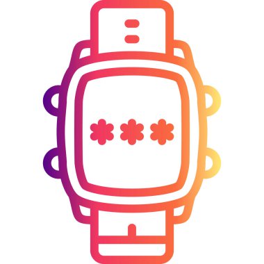 Akıllı Saat Pin Kodu Biçimli Yaratıcı Tasarım Elemanı