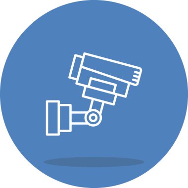 CCTV simge vektör illüstrasyon tasarımı