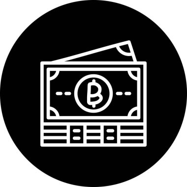 Tayland Baht Notları Yaratıcı Minimum Vektör Sanatı Özelliği