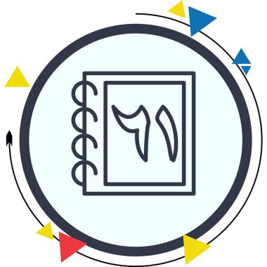 Altmış bir web simgesi vektör illüstrasyonu