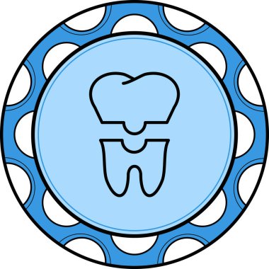 Diş Yayı Minimum Yüksek Çözünürlüklü Vektör Düzeni