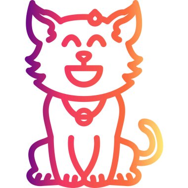 Yorgun Kedi Stili Profesyonel Yaratıcı Sanat Nesnesi