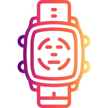 Akıllı Saat Yüz Kimliği Yenilikçi Minimum Ürün Tasarımı Düzenlemesi