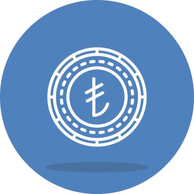 İtalyan Lira Madeni Parası Seçkin Markalı Vektör Varlığı